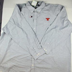 NWT Velocity Youngstown State University Logo Button Down Shirt 5XT
